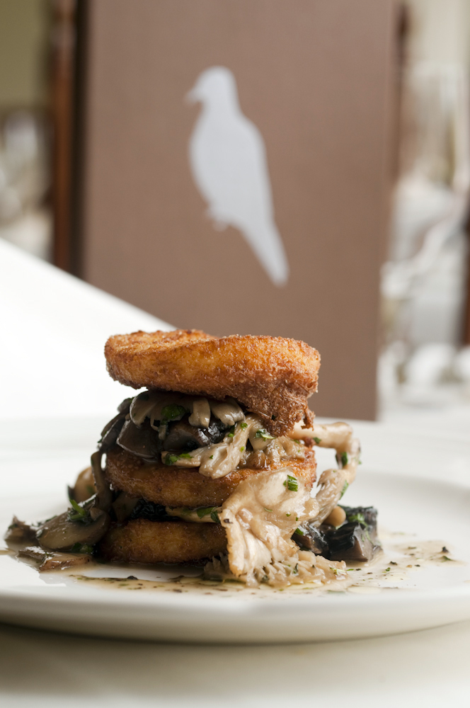 French Country Cuisine in Middlebury | Tourterelle Wild Mushroom Napoleon