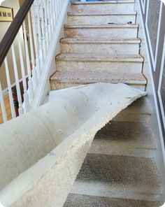 carpet coming off stairs
